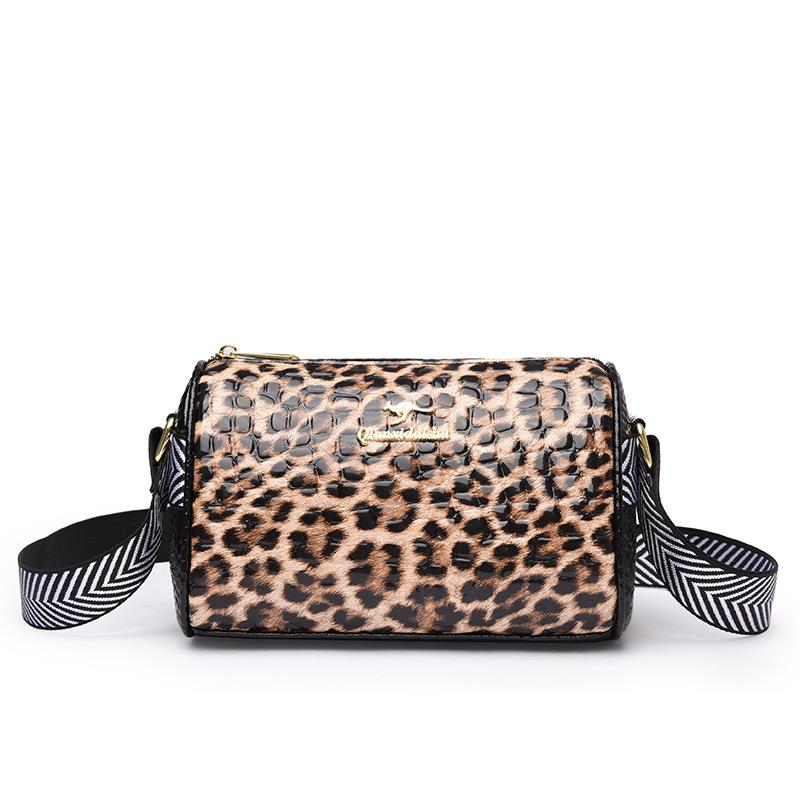 Leopard Print Pillow Bag Large Capacity Autumn Versatile Women's Mother Bag New One-shoulder Crossbody Mobile Phone Bag