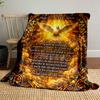 Holy Spirit Prayer - Stained Glass Design BlanketFlannel Blanket for Bedroom, Living Room, Sofa, and Nap