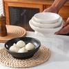 Creative Ceramic Porous Steaming Plate, Steaming Rack In The Pot, Multi-Functional Steamer, Drain Fruit Plate, Household High-Footed Deep Steaming Pla