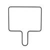 Double-Sided MDF Whiteboard Glossy Surface 21x30cm Foldable Dry Erase Answer Paddle Scoreboard Lapboard