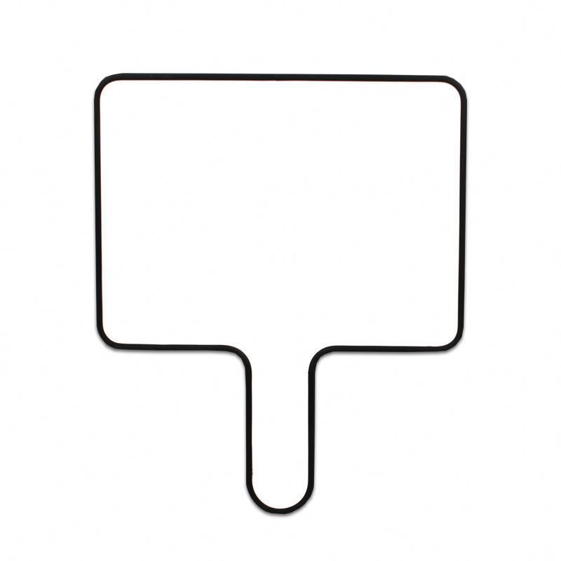 Double-Sided MDF Whiteboard Glossy Surface 21x30cm Foldable Dry Erase Answer Paddle Scoreboard Lapboard
