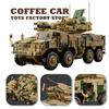 NEW Army Heavy Tank MOC Bricks Set WW2 Military Armored Cars Building Blocks War Panzer 3D Model Children Toys Birthday Gift DIY