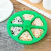 Six-in-One Onigiri Bento Box Sushi Mold for Seaweed Rice Rolls