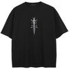 Streetwear Dark Gothic Bone Print Shirts