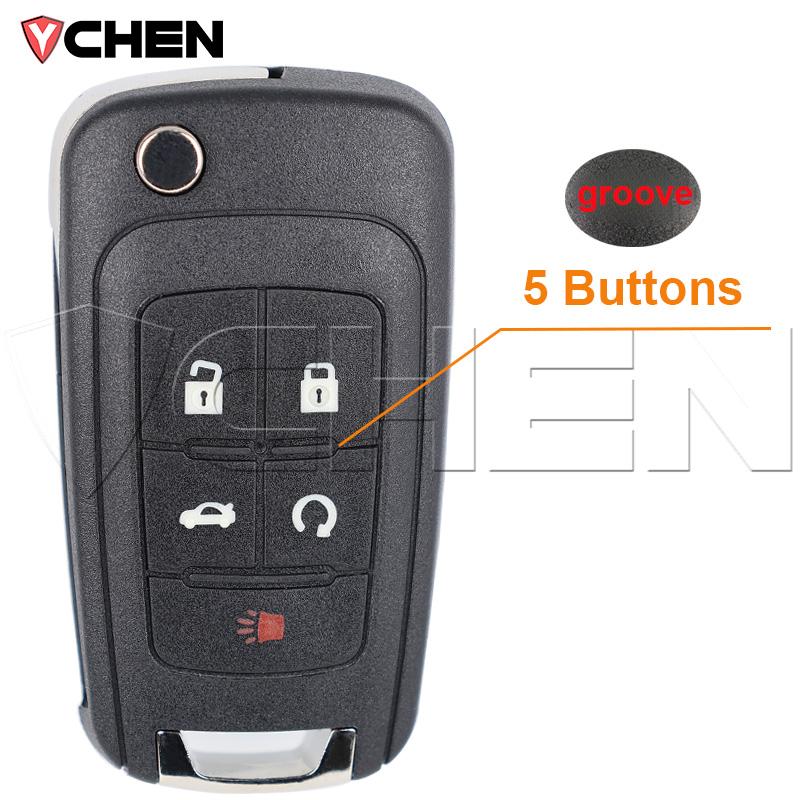 Car Key Case Cover For Buick For Chevrolet Cruze Epica Lova Impala Aveo Malibu Sail Orlando Trax Spark Remote Fob Shell Logo
