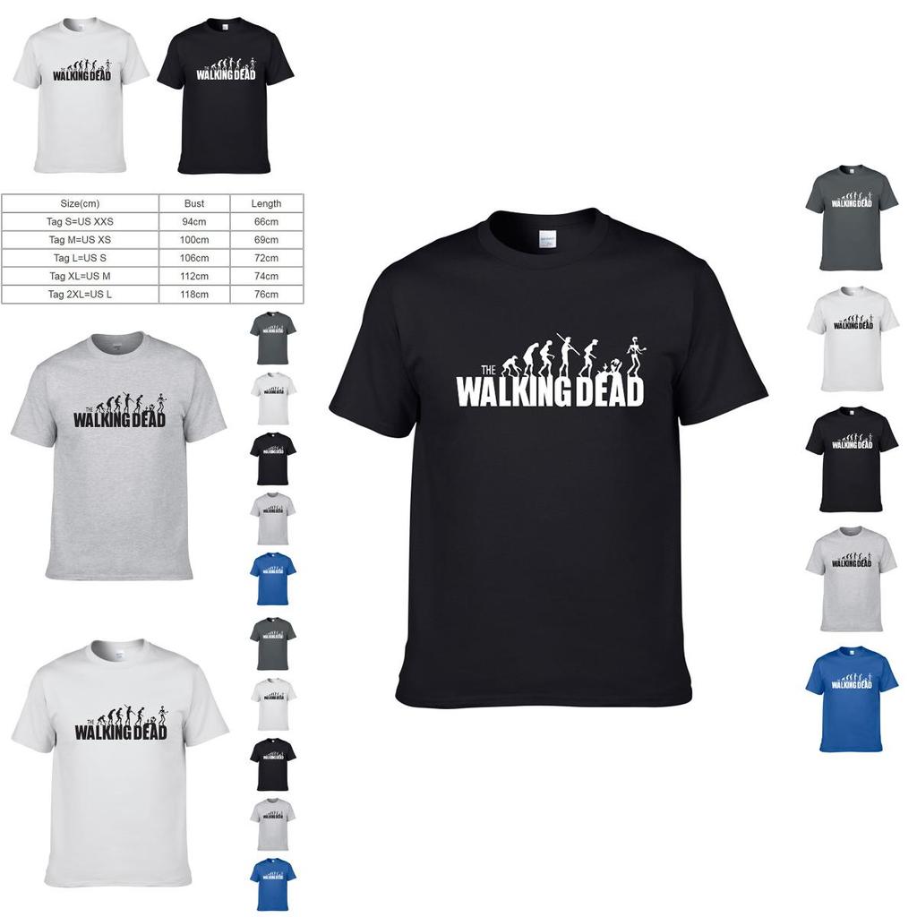 The Walking Dead Unisex Short Sleeve Cotton Casual T-shirt Perfect For All Seasons