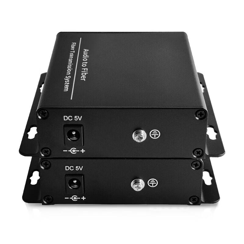 Yeren 4-Channel Unidirectional RCA Audio Fiber Optic Converter