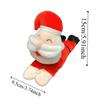 With Clap Circle Snowman Bracelet Plush Toy Santa Claus Elk Deer Doll Bracelet  Ornaments