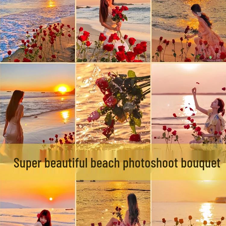 Beach Travel Balloon Photo Props for Team Building and Outdoor Shoots