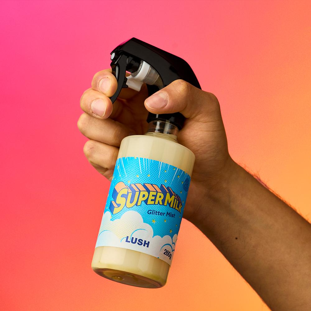 Lush Super Melk 260g - Glitter Mist