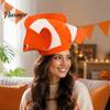 Cappello a forma di testa di peluche, Cappello a forma di pesce pagliaccio in peluche, Cappello costume da pesce pagliaccio di Halloween per bambini Cosplay Adulti, Travestimento per spettacoli teatrali Feste Morbido