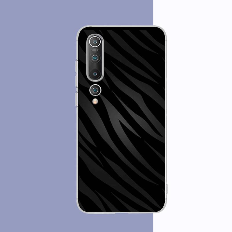 Leopard Print Black  Phone Case for Samsung S21 A10 for Redmi Note 7 9 for Huawei P30Pro Honor 8X 10i Cover
