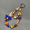 Cartoon Phone Lanyard Y2K Beaded Phone Chain Wristband For Ccd Camera Phone Pendant Hanging Rope