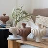 Creative Vase Living Room Desktop Ornament  Sculpture Model  Flower Arrangement Dried Flower Retro Decor Vase Home Decor