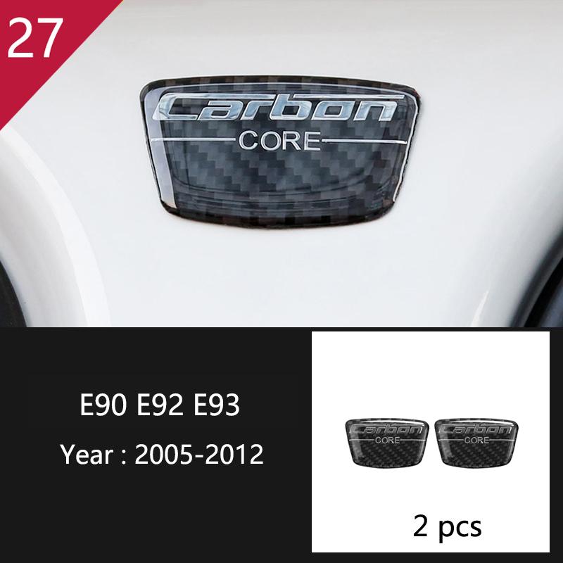 Carbon Fiber Gear Shift Panel Trim Sticker for BMW 3 Series E90 E92 E93 2005-2012 Car Inner Center Control Decorative Accessory