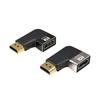 HDMI 2.1 Right-Angle Adapter for TVs, Computers, and Projectors, Aluminum Alloy