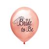 15 Brides To Be Decorated For A Rose Gold Confetti Balloon Combo Bachelorette Wedding Party