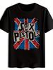 New Model UnisexSTShirt with Sex Pistols Graphic  Vintage Rock Band Design Short Sleeve Round Neck Casual Summer