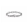 Chain Splicing Stainless Steel Bracelet Men's Style Silver F Basic Packaging-brand Original Box