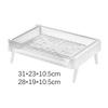 Mug Drying Rack Storage Organizer Tray for Cabinet Kitchen Countertop