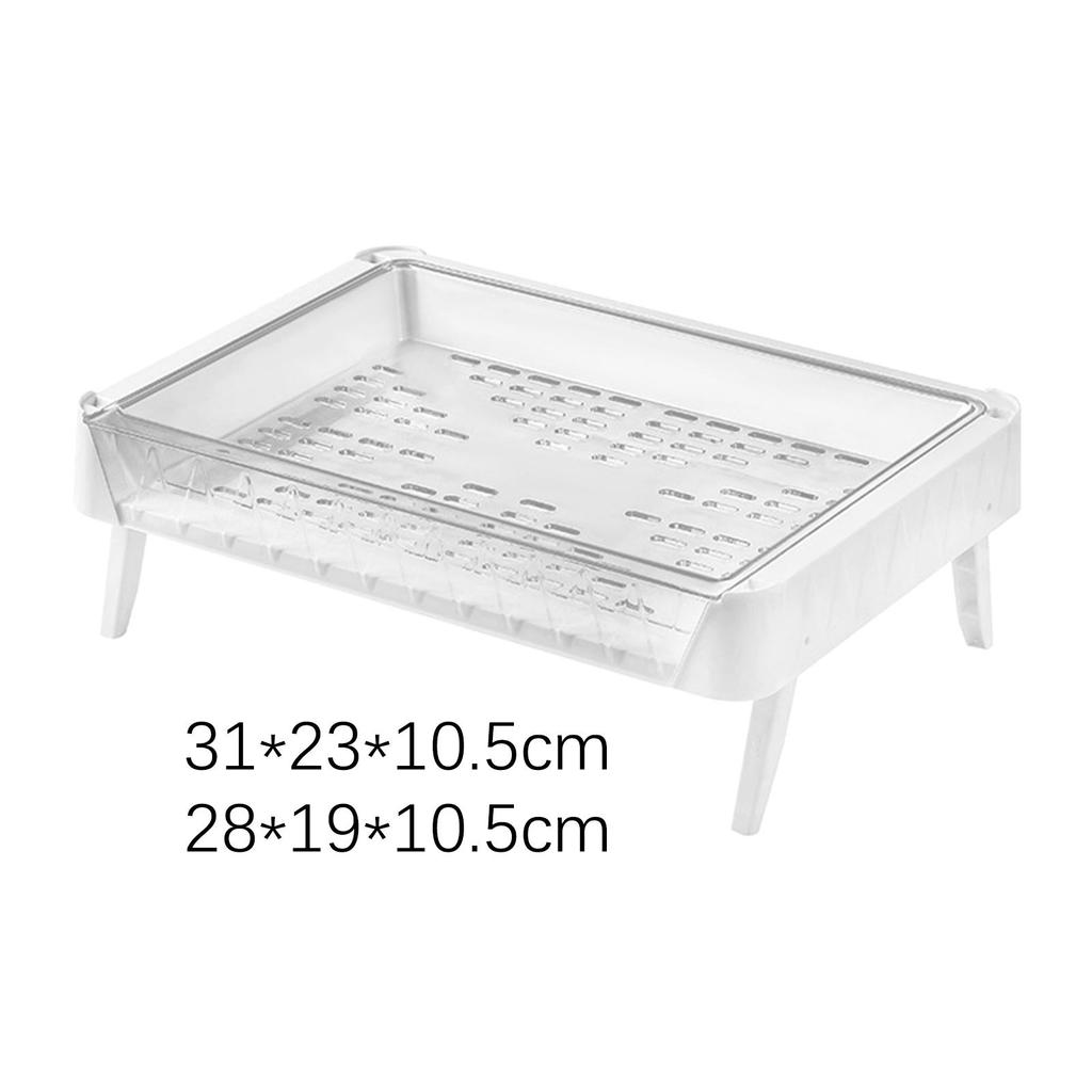Mug Drying Rack Storage Organizer Tray for Cabinet Kitchen Countertop