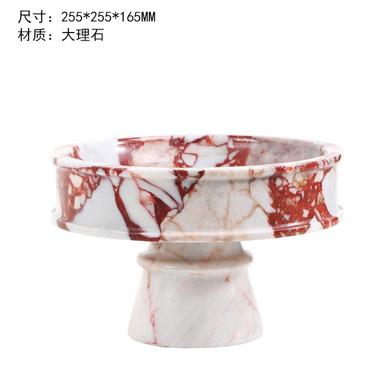 Natural Marble Tray Decorative Cup Pad