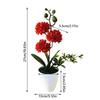 Small Ball Chrysanthemum Artificial Flower Bonsai Multicolor Photo Props Faux Chrysanthemum Flowerpotted Plastic