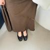 Fashion Woman Elegant Flat Shoes Women Square Toe Bowtie Slip on Ballet Flats Lazy Loafers Moccasins Ladies Casual Flats Shoes
