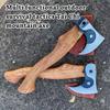 High-carbon Steel Axe Multi-functional Portable Axe Camping Emergency Survival Equipment, Household Firewood Splitting Hand Tool