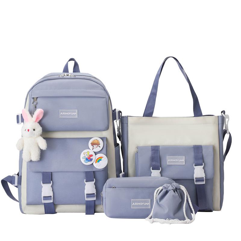 Elementary school bag for women in grades 3 to 6 Large-capacity backpack Korean version of campus Cute girl backpack for junior high school students