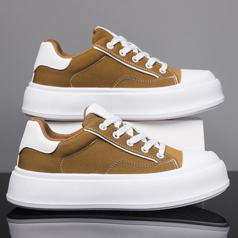 Student board shoes summer new thick-soled heightening shoes youth street canvas shoes comfortable casual shoes