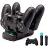Compatible with charging 2 PS3 wireless controller chargers at the same time