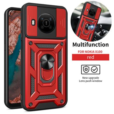 Do etui Nokia G10 G20 X100, etui Push Pull, ochrona aparatu, etui na telefon Nokia C1 C10 C20 C30, magnetyczny uchwyt samochodowy, tylna osłona