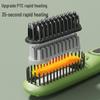 Cross-border Mini LCD Hair Straightening & Curling Comb - Dual-Use Negative Ion Splint for Damage-Free Styling