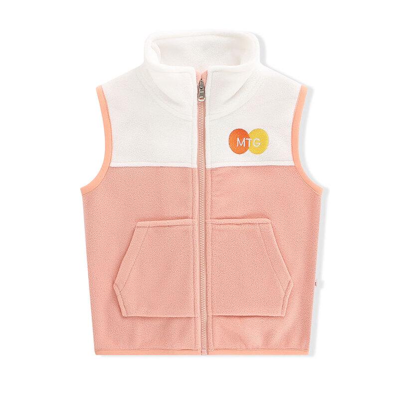 Montagut Kids  Unisex Embroidered Fleece Vest 120