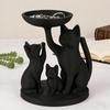 Black Cat Jewelry Tray, Desktop Jewelry Storage Tray, Decorative Items For Home Desktop Decoration & Storage Makeup Storage