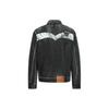 Evisu SS24 Multi-Embroidered Denim Jacket Men Jackets Black 2ESHTM4DJ8003RXDP
