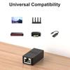 RJ45 Ethernet Networking Coupler Highly speed Gigabit Connection Compatible for Cat7 Cat6 Cat5e Cat5 Cables Plug And Play