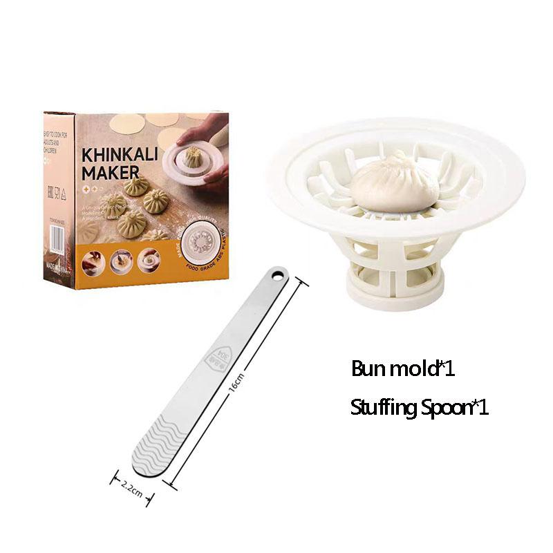 Baozi Maker Machine Food Safe Material Handbanary Baozi Bun Mold for Home Kitchen Beginners Super Easy To Use and Clean