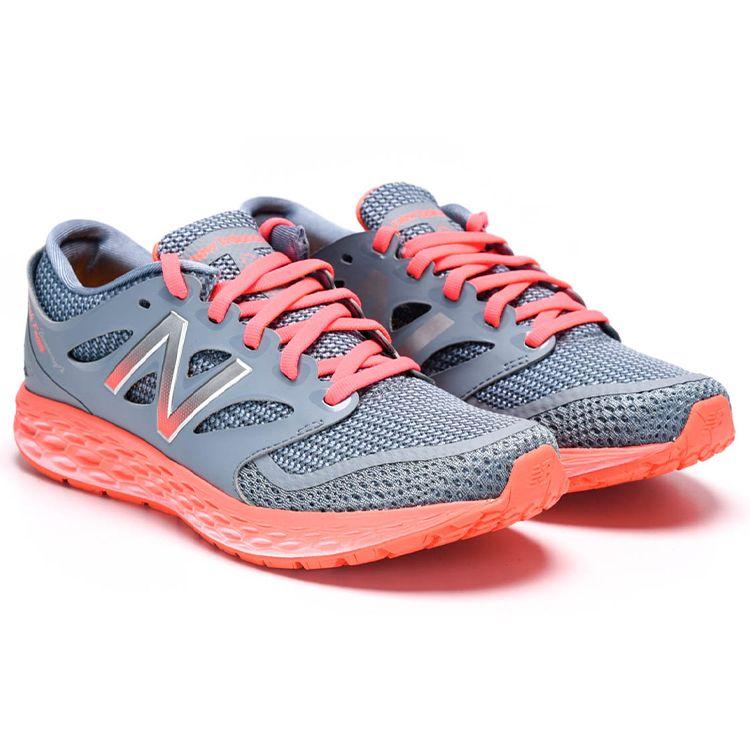 New Balance Nb Fresh Foam Boracay V2 Lace-Up Fabric Synthetic Leather Durable Breathable Low-Top Running Shoes Women sneaker Gray WBORASP2