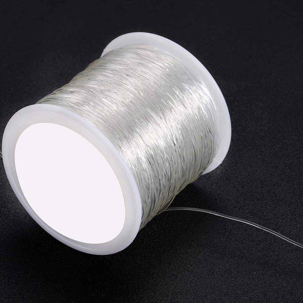 0.4-1.0mm Elastic Cord Beading Thread Stretch String Fibre Crafting Line For Jewelry Making DIY Seed Beads Pony Beads Bracelets