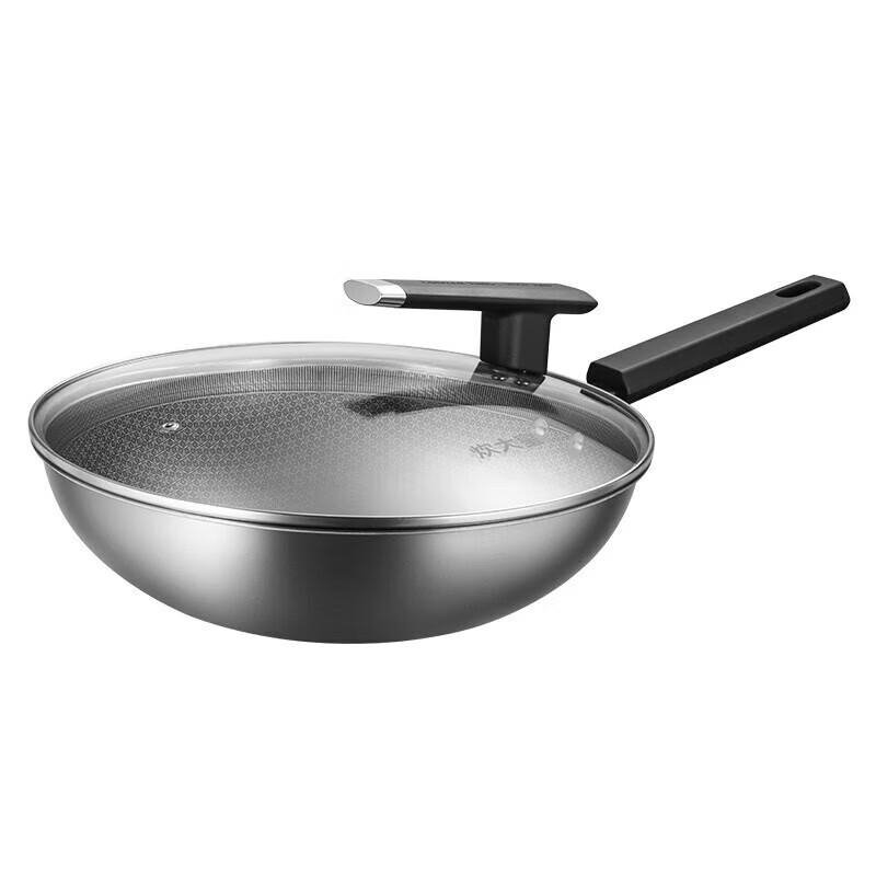 Chu Da Huang 32cm Multi-layer Stainless Steel Non-stick Wok