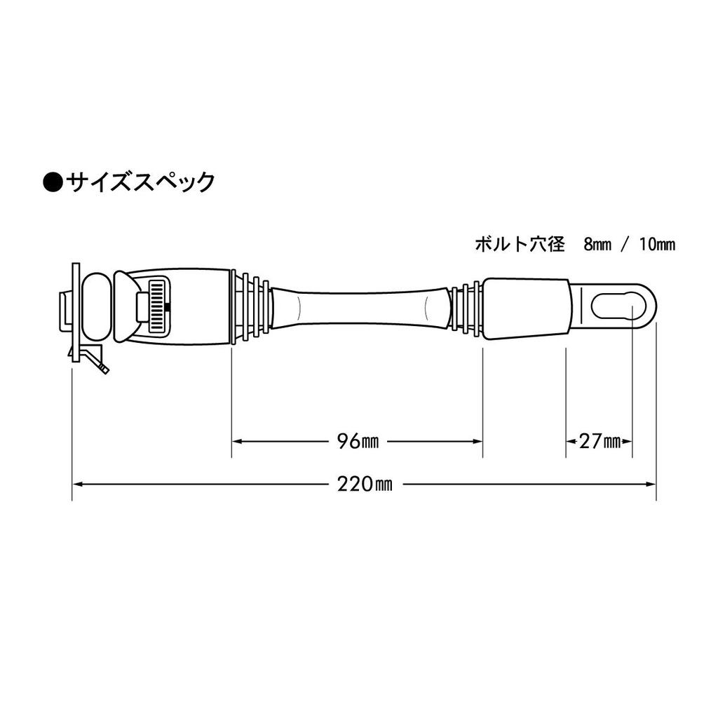 Nankai Parts NANKAI Mirror Arm Clamp Flexible Type MSM03 Bike Motorcycle Smartphone MSM03