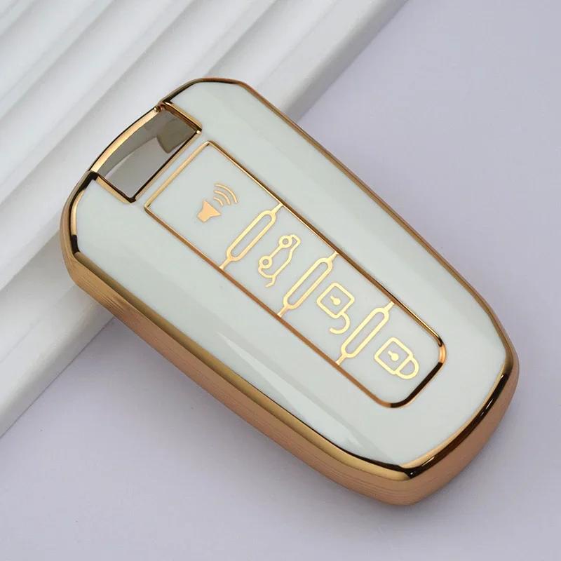 Soft TPU Smart Car Key Case Cover For Ssangyong Korando C Rexton W Ssangyong Actyon Kyron Rodius Tivolan Shell Fob Holder