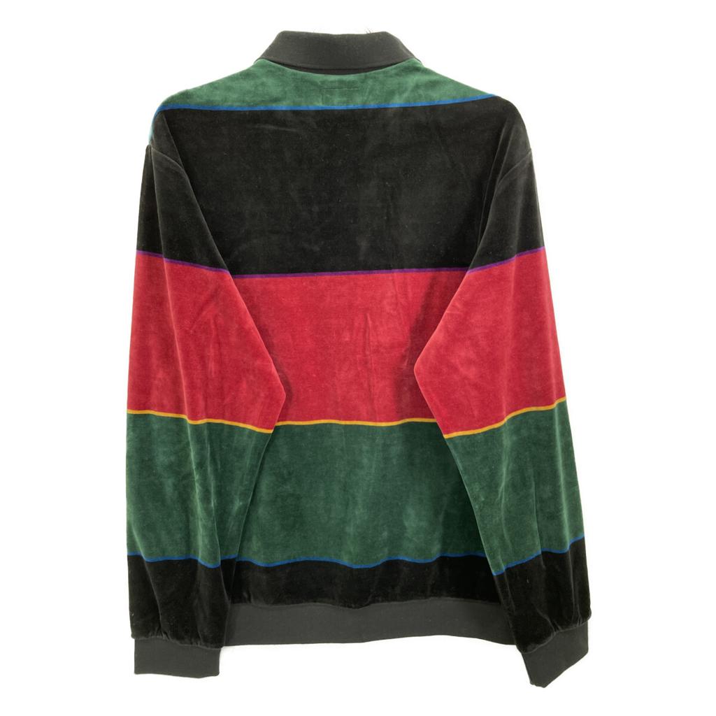 Supreme Multicolor 19AW Border Velvet Rugby Shirt tops L multicolorUsed