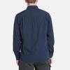 Timberland Solid Color Polo Casual Long Sleeve Shirt Men Shirts Blue A42J5-433