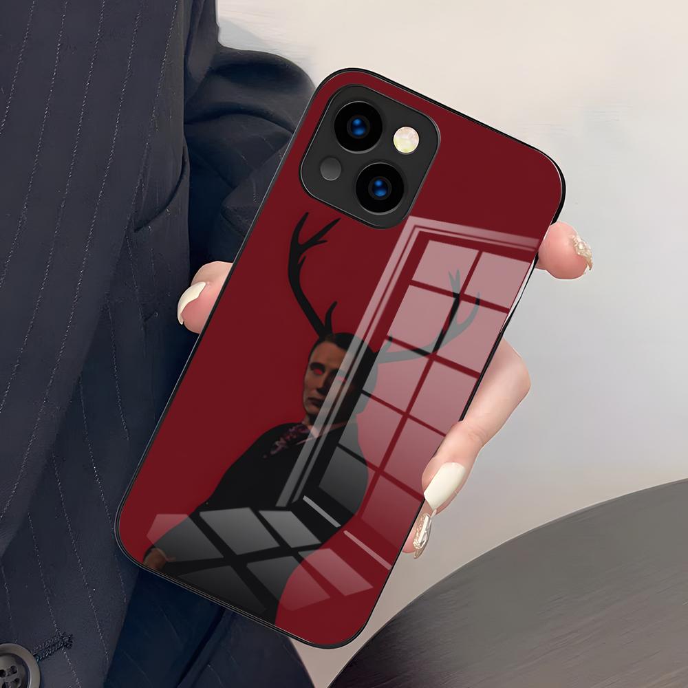 Horror TV Series Hannibal Phone Case For IPhone 17 Pro Max 15 Pro 16 14 Plus 12 13 Mini 11 Pro Shockproof Glass Cover