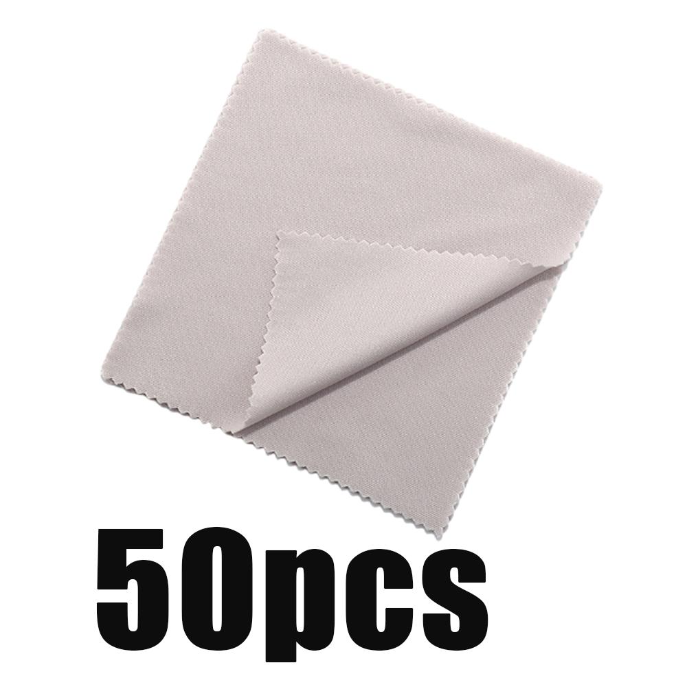 10-100pcs Glasses Microfiber Cleaning Cloth Soft Color Used For Phone Screens Jewelry Screen Camera Sunglasses Cleaning Cloth