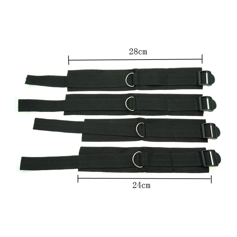 Erotic SM Adults Games Sex Toys For Women Wrists Ankle Cuffs Under Bed BDSM Bondage Restraint Nylon Sex Handcuffs
