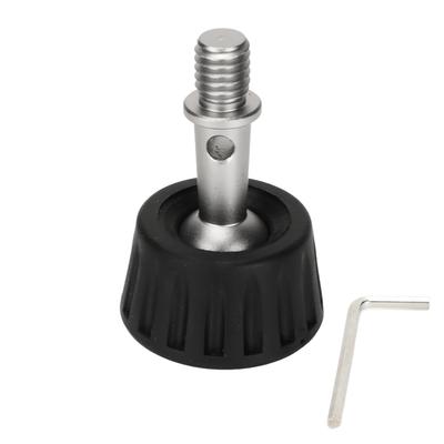 34mm Tripod Foot Pad Rubber Stainless Steel 360 Degree Rotating Monopod  Leg Pad Replacement for